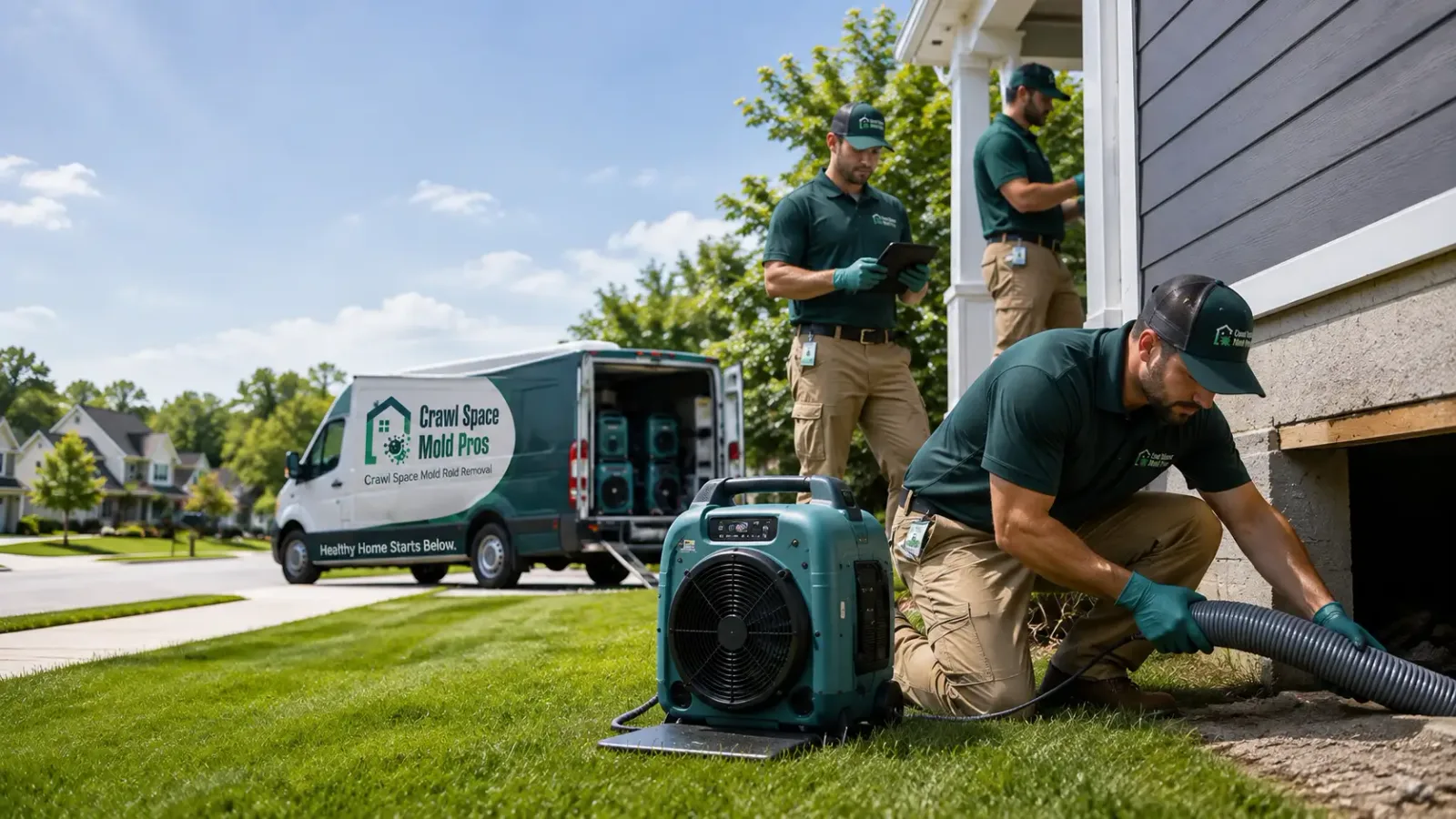 Crawl Space Mold Removal in Washington, NC